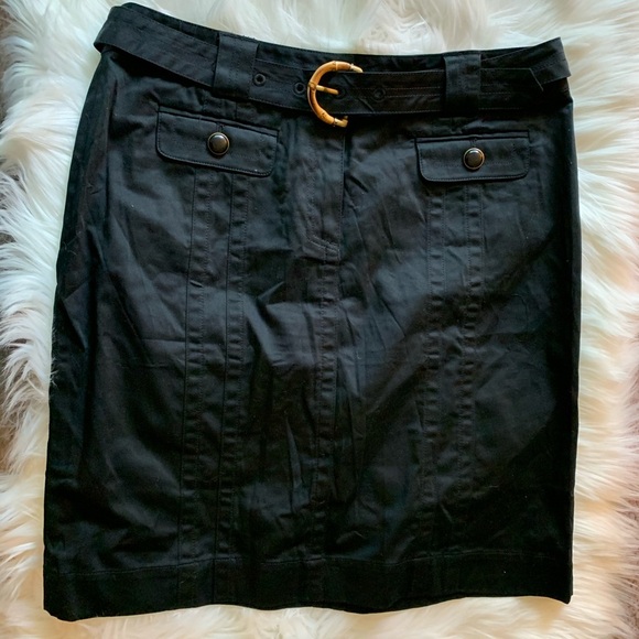 Jones New York Dresses & Skirts - JONES NEW YORK Black Belted Skirt Size 12
